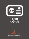 iPhone App Sign Cards